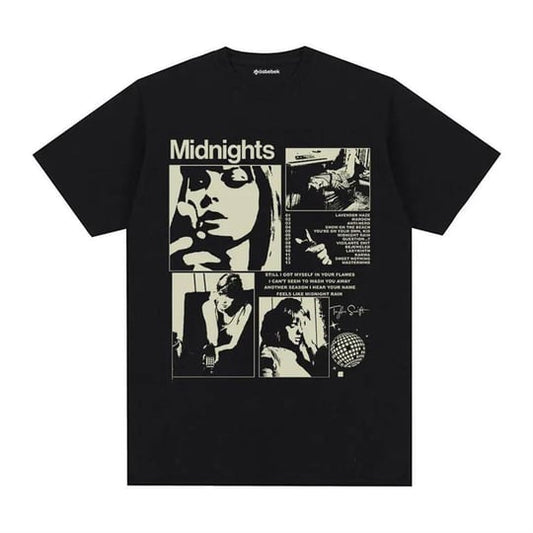 Black Taylor Swift Midnights (Unisex) T-Shirt