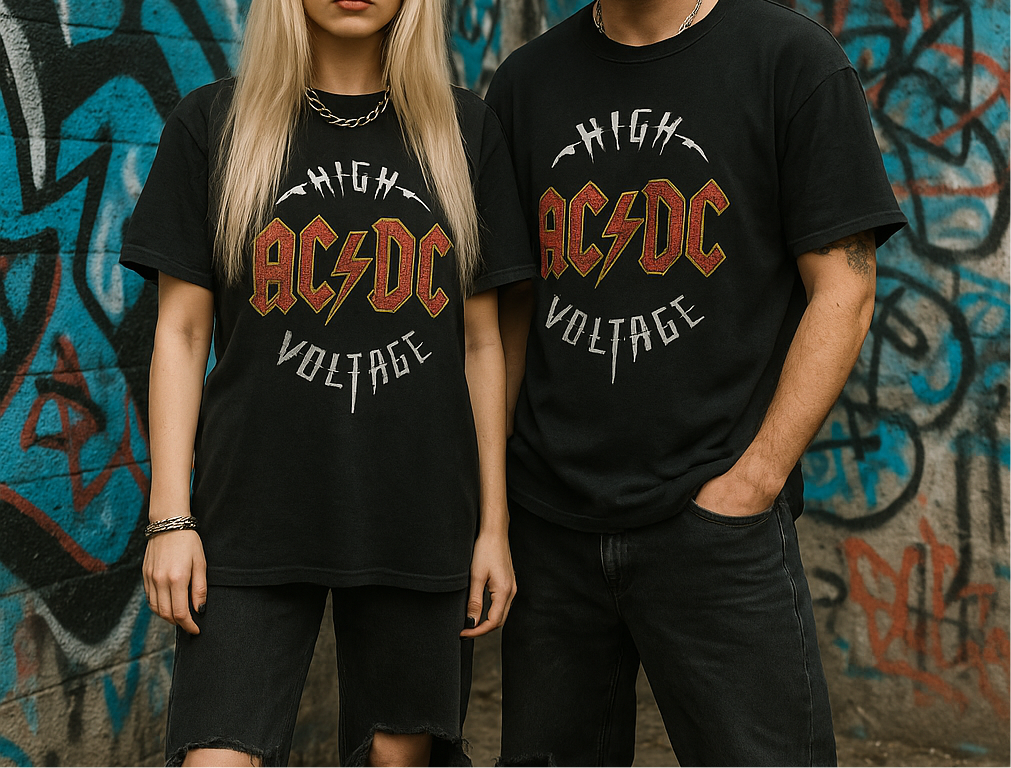 Oversized ACDC T-shirt