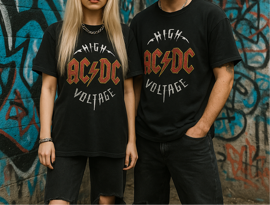 Oversized ACDC T-shirt