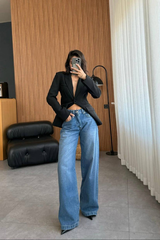 Blue Baggy Jeans