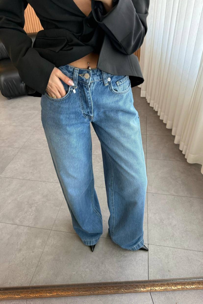 Blue Baggy Jeans