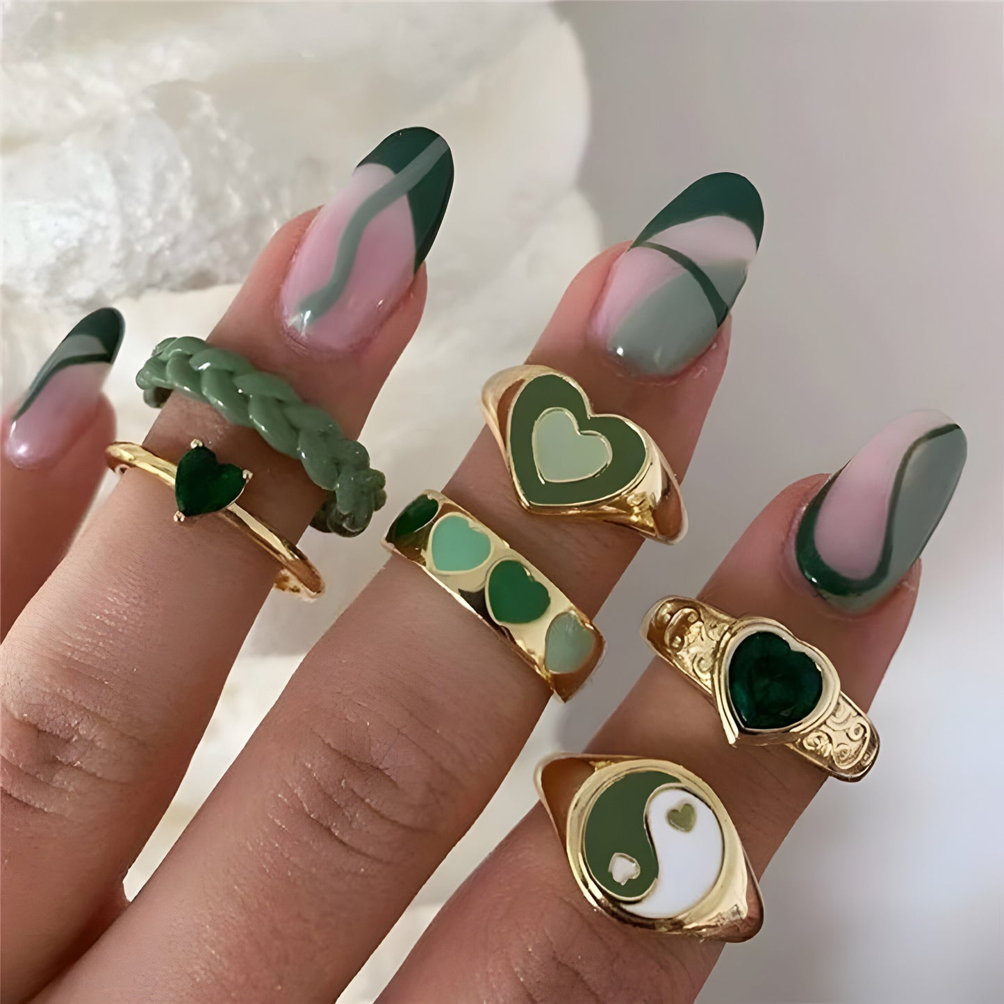 Aesthetic Pinterest Rings