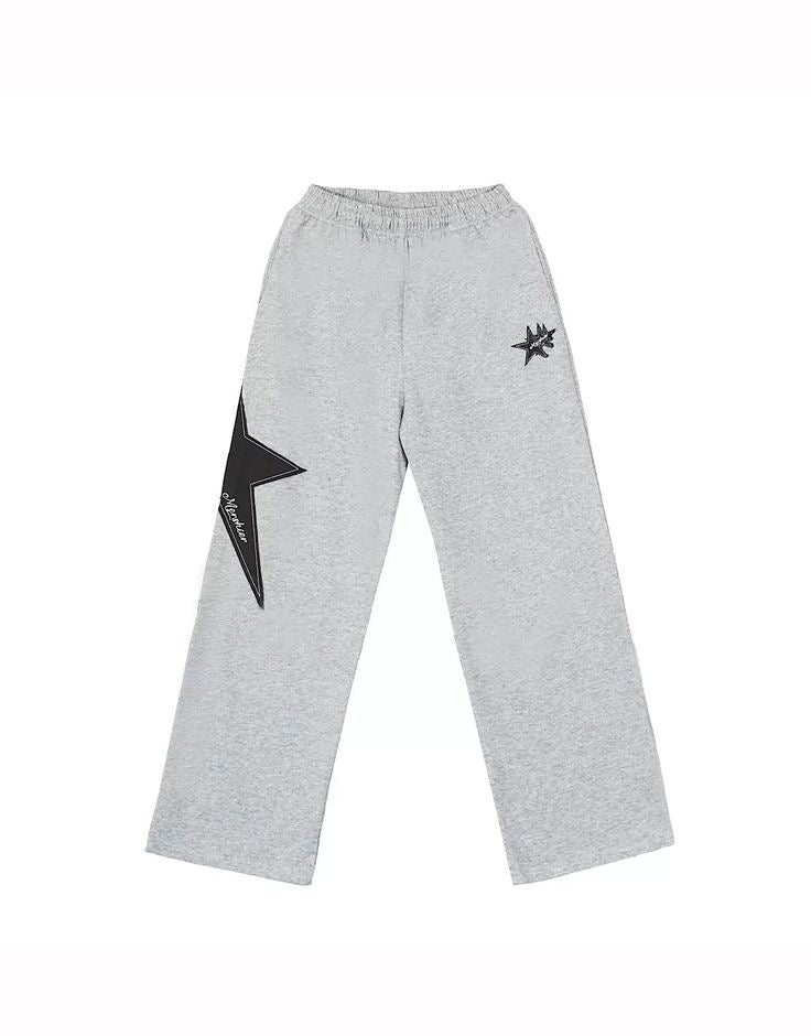 Oversized Street Style Star Sweatpants (Unisex)