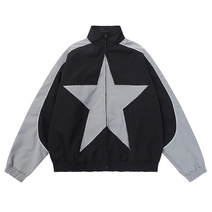 Star Parachute Oversized Jacket