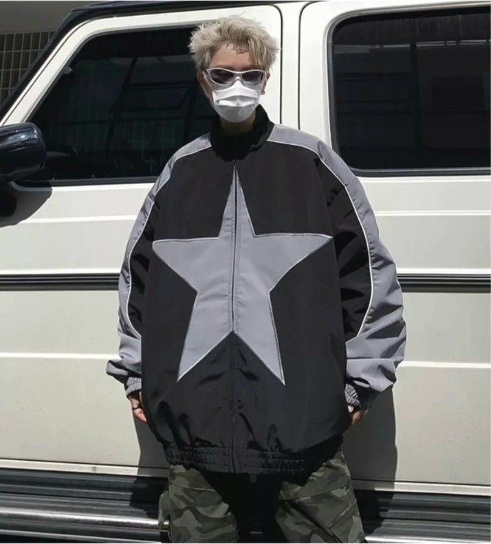 Star Parachute Oversized Jacket