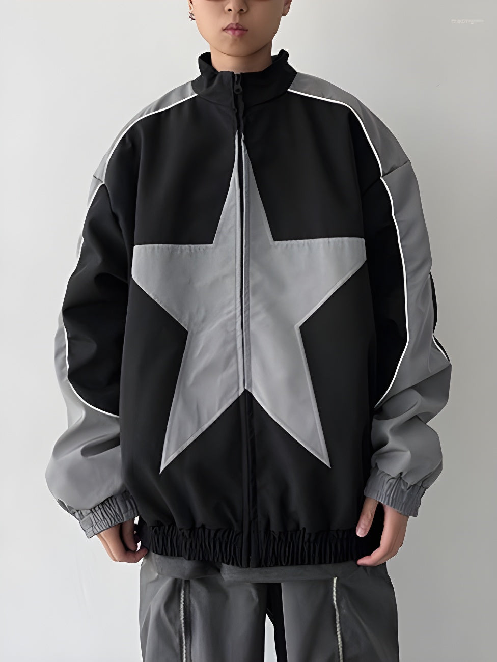 Star Parachute Oversized Jacket