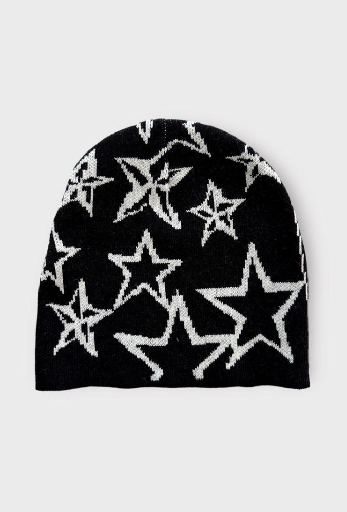 Black Star Collage Beanie